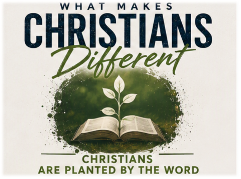 What Makes Christians Different? Christians Are Planted By The Word